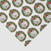 Mousseline Papier à mouchoir de Noël Samoyé (Détail)
