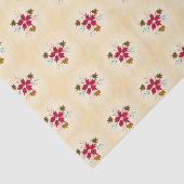 Mousseline Papier à papier à papier rouge Fleur de Noël (Détail)