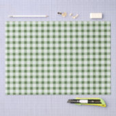 Mousseline Papier à papier du chèque vert du pays (Artisanat)