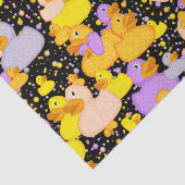 Mousseline PAPIER À PAPIER EN STYLE DE CANARD-N-POINTS-1-Noir (Détail)