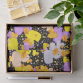 Mousseline PAPIER À PAPIER EN STYLE DE CANARD-N-POINTS-1-Noir (Cadeau)