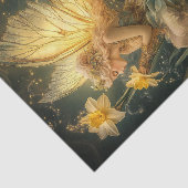 Mousseline Papier à papier fleur (Détail)