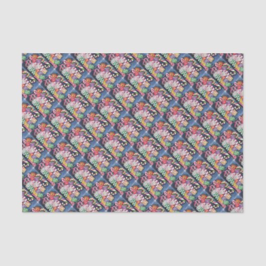 Mousseline Papier à papier pour bonbons de Noël (Recto)