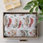 Mousseline Papier à papier pour chat de Noël (Cadeau)