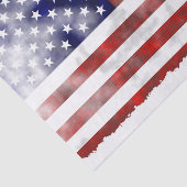 Mousseline Papier à papier pour drapeau américain (Détail)