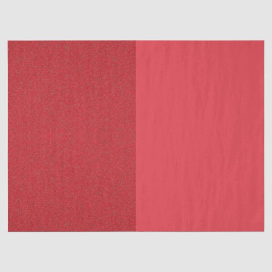 Mousseline Papier à papier rouge tomate à double texture - Pe (Recto)