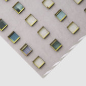 Mousseline Papier à papier vert (Détail)