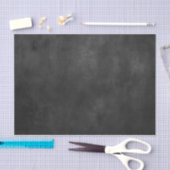 Mousseline Papier à parchemin à texture noire à charbon foncé (Artisanat)