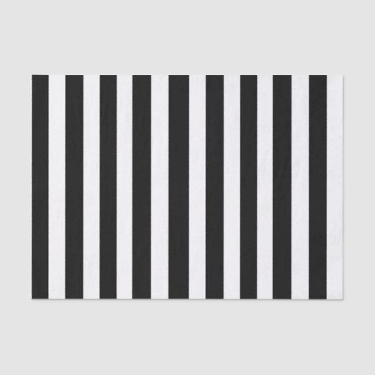 Mousseline Papier à rayures noir et blanc (Recto)