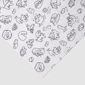 Mousseline Papier à thème pour animaux familiers (Détail)