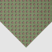 Mousseline Papier à tissus à motifs de maïs vert (Détail)