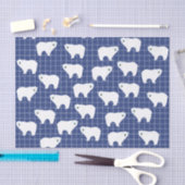 Mousseline Papier à tissus d'ours polaires (Artisanat)