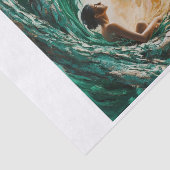 Mousseline Papier absorbant entre les vagues (Détail)