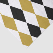 Mousseline Papier Argyle Noir Et Or (Détail)