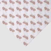 Mousseline Papier blanc gris brun brun pour Pinecones d'hiver (Détail)