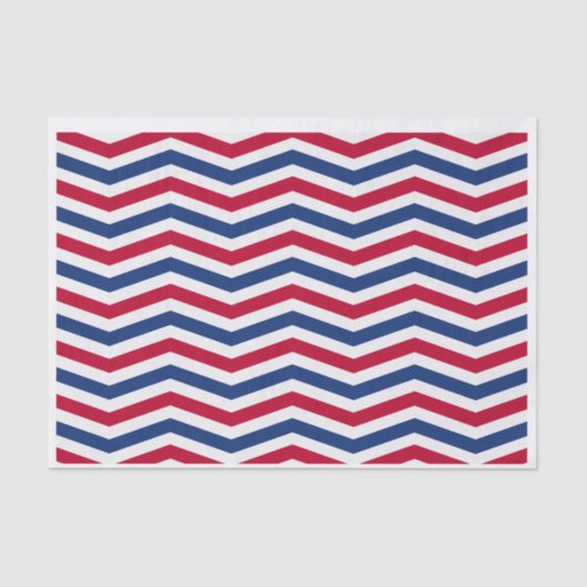 Mousseline Papier blanc rouge et papier de tissus bleu (Recto)