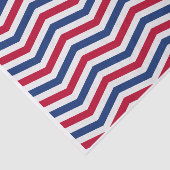 Mousseline Papier blanc rouge et papier de tissus bleu (Détail)