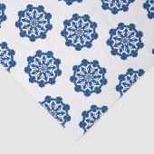 Mousseline Papier cadeau Azure Elegance (Détail)