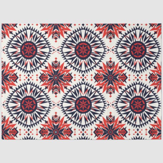 Mousseline Papier cadeau blanc "Cosmic Interlock" (Recto)