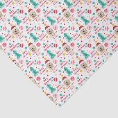 Mousseline Papier cadeau de Noël de chien (Détail)