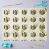 Mousseline Papier cadeau de Noël or (Artisanat)