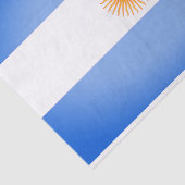 Mousseline Papier cadeau du drapeau argentin (Détail)