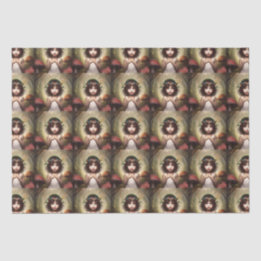 Mousseline papier cadeau fée champignon vintage lilly