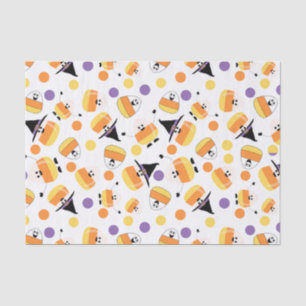 Mousseline Papier cadeau Halloween