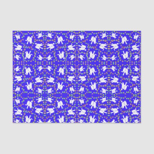 Mousseline Papier cadeau Hanoukka pour éléphant blanc mou (Recto)