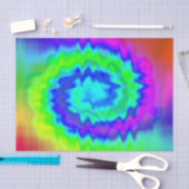 Mousseline Papier cadeau Hippie Tie Dye (Artisanat)