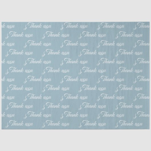 Mousseline Papier cadeau Merci (Recto)