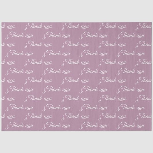 Mousseline Papier cadeau Merci (Recto)