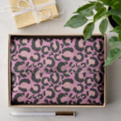 Mousseline Papier Cheetah rose (Cadeau)