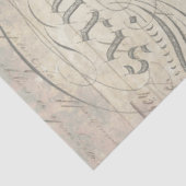 Mousseline Papier compagnon de découpage Ephemera Peacock (Détail)