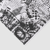 Mousseline Papier d'art multimédia mixte pour découpage ou co (Détail)