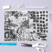 Mousseline Papier d'art multimédia mixte pour découpage ou co (Artisanat)