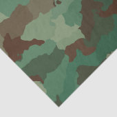 Mousseline papier de camouflage militaire (Détail)
