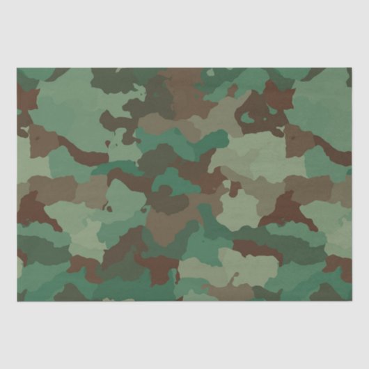Mousseline papier de camouflage militaire (Recto)