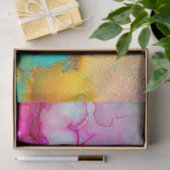 Mousseline papier de couleur de l'eau au printemps (Cadeau)