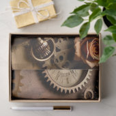 Mousseline Papier de couverture, SteamFunk Clock 1 (Cadeau)