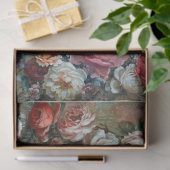 Mousseline Papier De Décopauge Floral Pour Tableaux. (Cadeau)