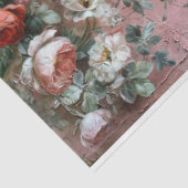 Mousseline Papier De Décopauge Floral Pour Tableaux. (Détail)