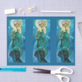 Mousseline Papier de découpage 10"x15" - Alphonse Mucha 19 (Artisanat)