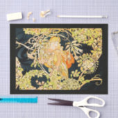 Mousseline Papier de découpage 10"x15" - Alphonse Mucha 34 (Artisanat)