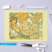Mousseline Papier de découpage 10"x15" - Alphonse Mucha 35 (Artisanat)