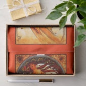 Mousseline Papier de découpage 10"x15" - Alphonse Mucha 37 (Cadeau)