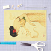 Mousseline Papier de découpage 10"x15" - Raphael Kirchner 24 (Artisanat)