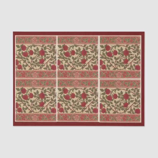 Mousseline Papier de découpage 10"x15" - Walter Crane 1 (Recto)