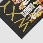 Mousseline Papier de découpage 10"x15" - Walter Crane 18 (Détail)