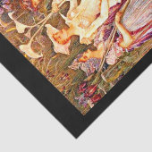 Mousseline Papier de découpage 10"x15" - Walter Crane 22 (Détail)